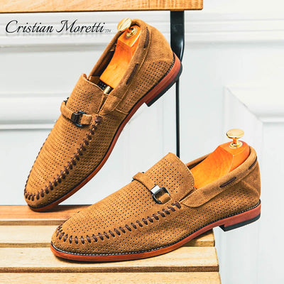 Angelo™ Genuine Suede Leather Loafers