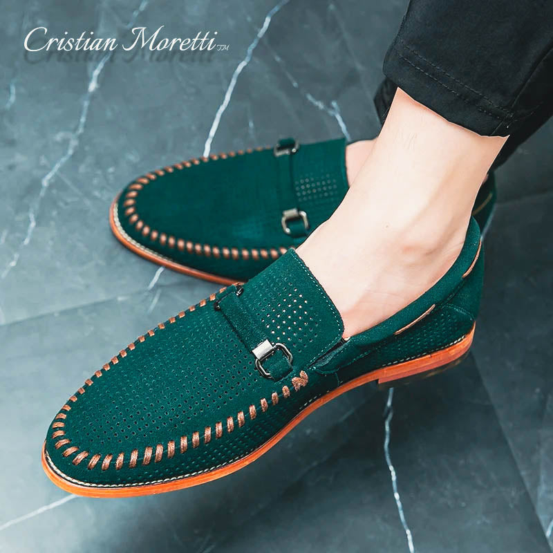 Angelo™ Genuine Suede Leather Loafers