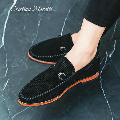 Angelo™ Genuine Suede Leather Loafers