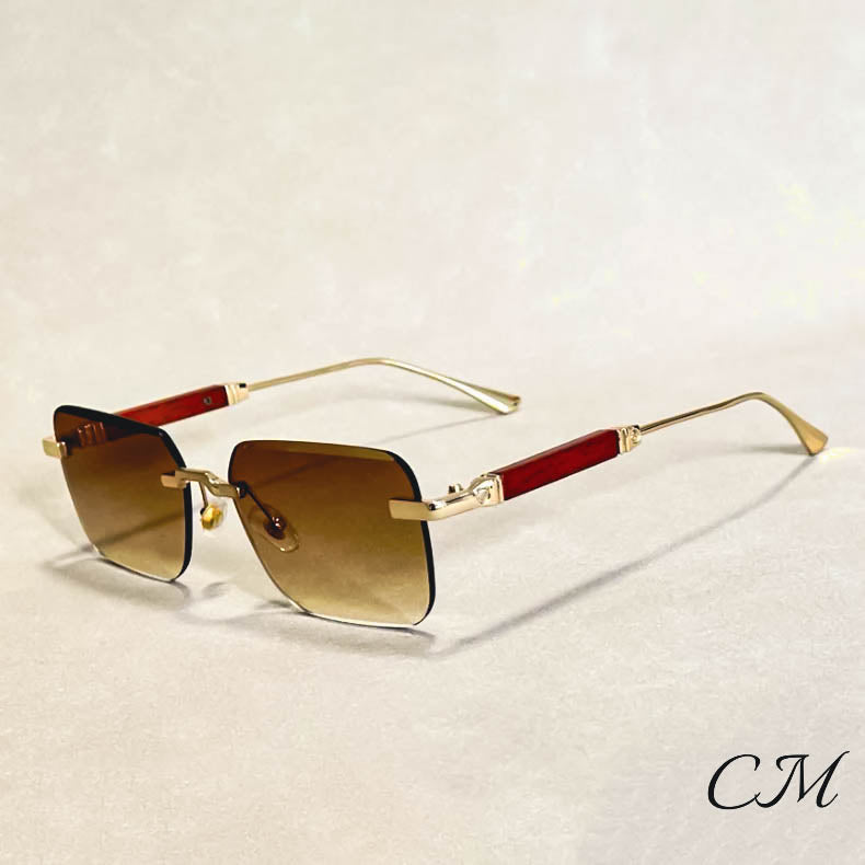 "Monaco" Rimless Sunglasses
