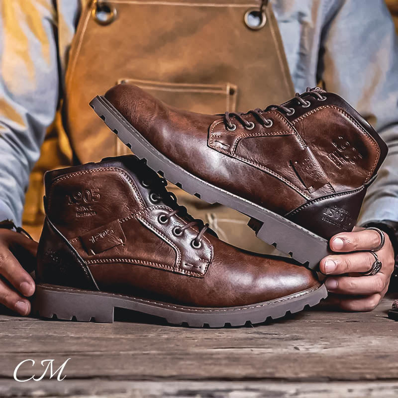 "Iron & Oak" Leather Boots