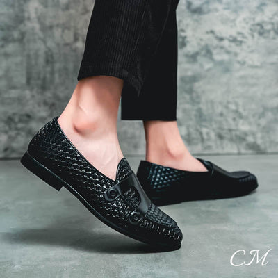 "Italiano" Premium Double Buckle Loafers by Cristian Moretti