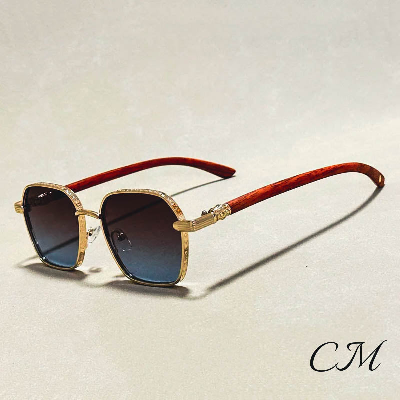 Giovanni™ Retro Wooden Sunglasses
