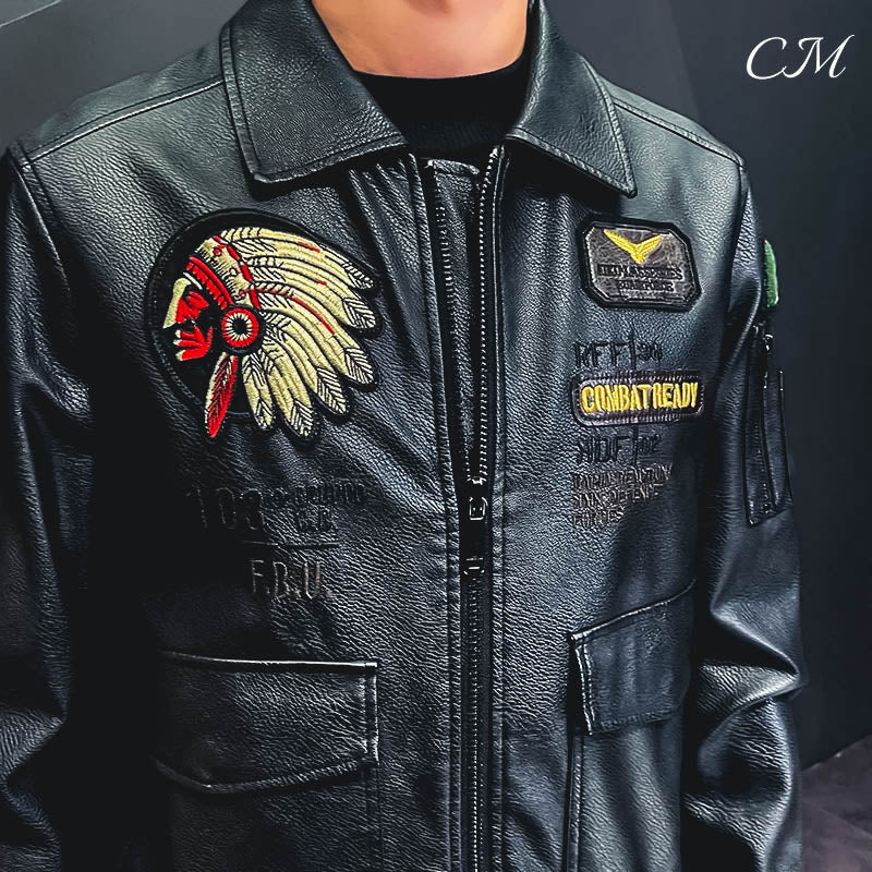 "Rebel Wings" Leather Jacket