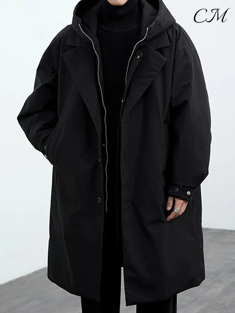 "Elemental" Hooded Trench Coat