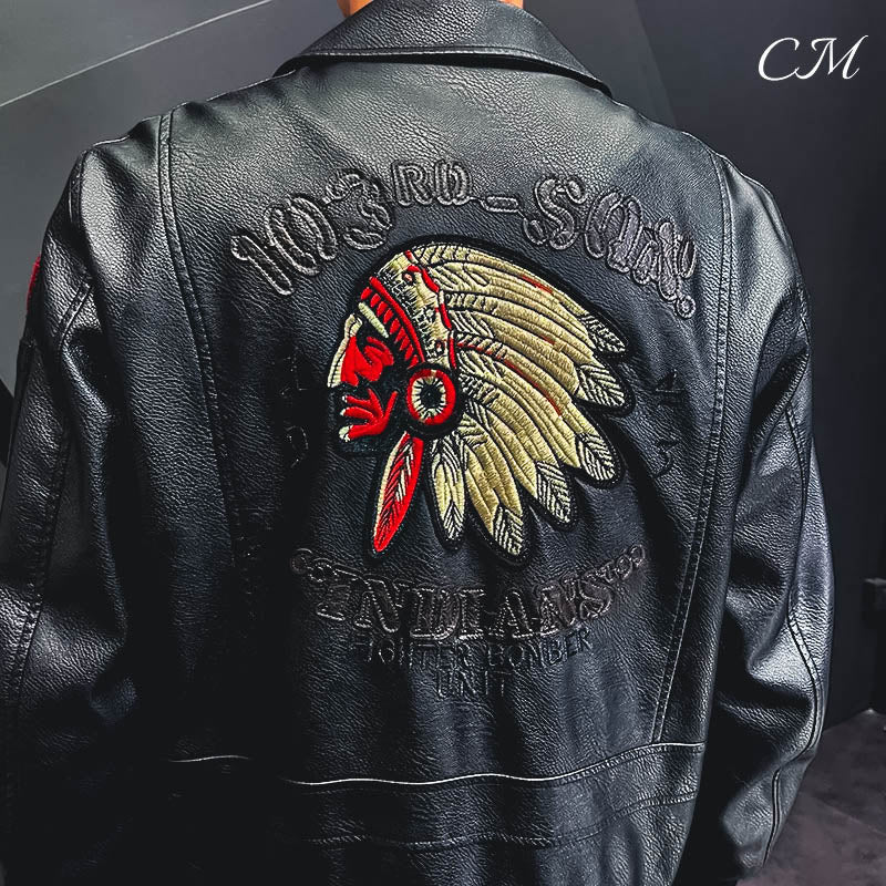 "Rebel Wings" Leather Jacket