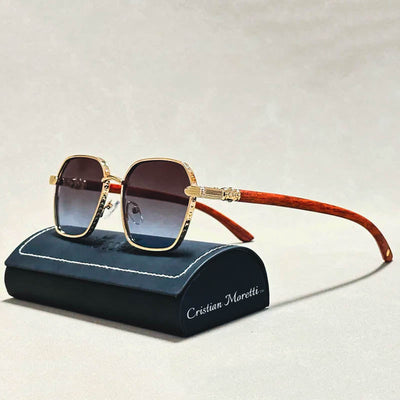Giovanni™ Retro Wooden Sunglasses