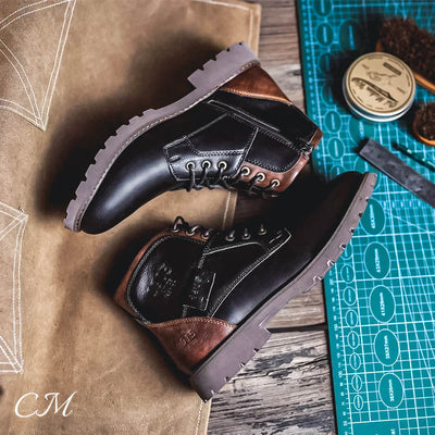 "Iron & Oak" Leather Boots