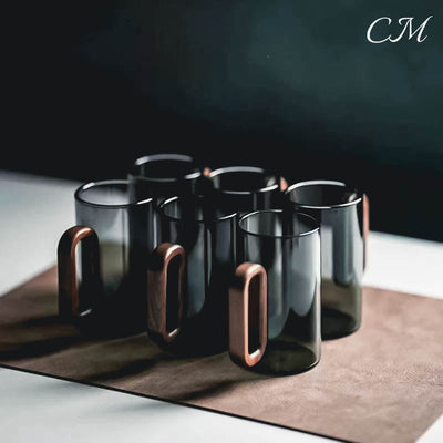 "Tazza di Vita" Glass Mug