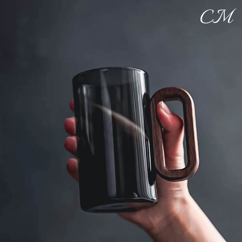 "Tazza di Vita" Glass Mug