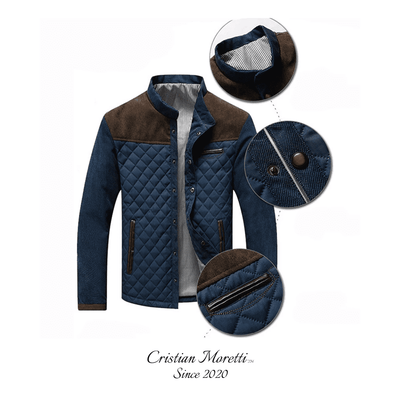 Lorenzo™ Elegant Bomber Jacket by Cristian Moretti®