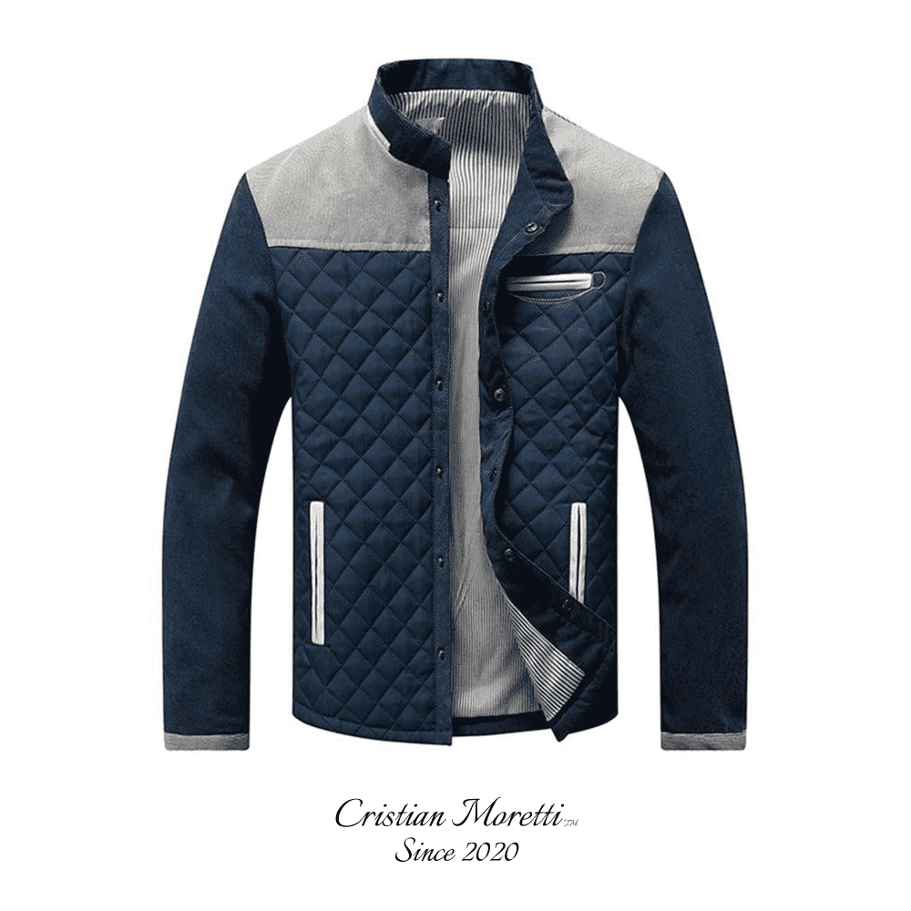 Lorenzo™ Elegant Bomber Jacket by Cristian Moretti®
