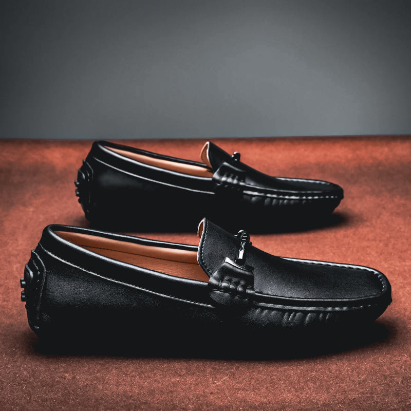 Giovanni™ Italian Genuine Leather Slip-On Shoes by Cristian Moretti™