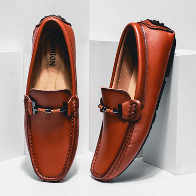 Giovanni™ Italian Genuine Leather Slip-On Shoes by Cristian Moretti™