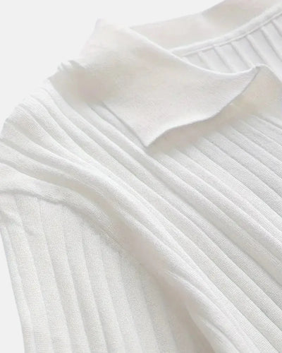 Hampton Ribbed Polo Sweatshirt