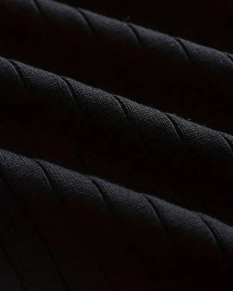 Hampton Ribbed Polo Sweatshirt