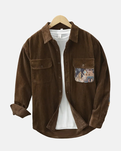 Curduroy Long-Sleeve Shirt
