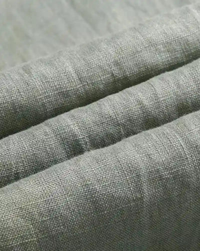 Straight Fit Linen Pants