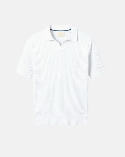 Ribbed Cotton Polo