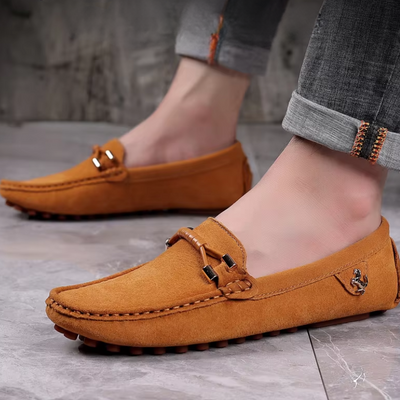 Nino Rossetti Suede Driving Moccasin