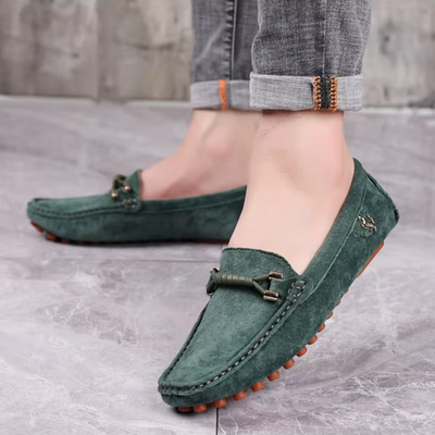 Nino Rossetti Suede Driving Moccasin