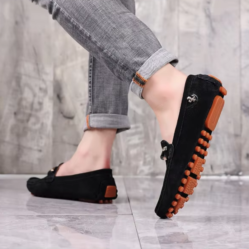 Nino Rossetti Suede Driving Moccasin