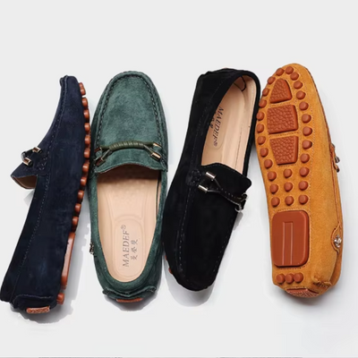 Nino Rossetti Suede Driving Moccasin