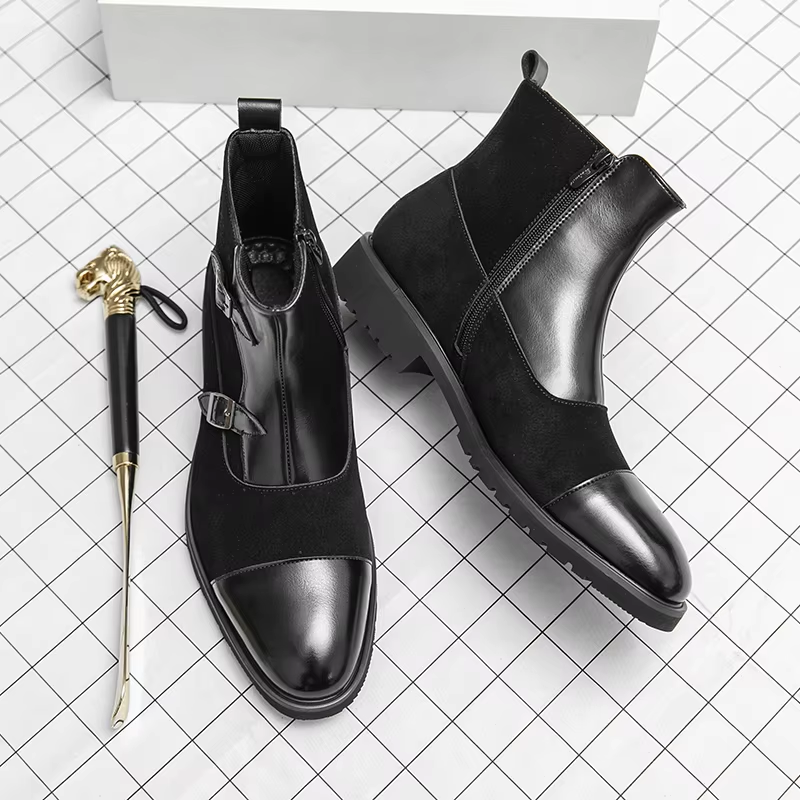 Cedric Leblanc Combat Chelsea Boots