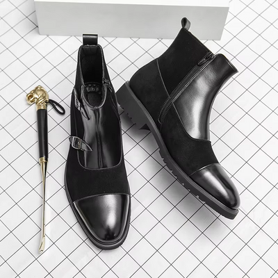 Cedric Leblanc Combat Chelsea Boots