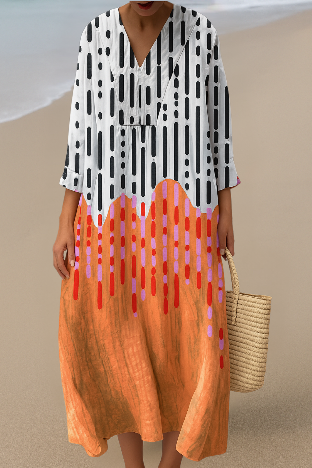 Alden™ -  Abstract Maxi Dress