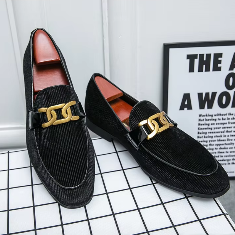 Étienne Leclerc Leather Vavlet Loafers