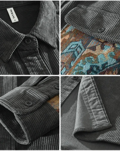 Curduroy Long-Sleeve Shirt