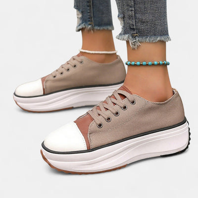 Myla | Platform Canvas Sneakers
