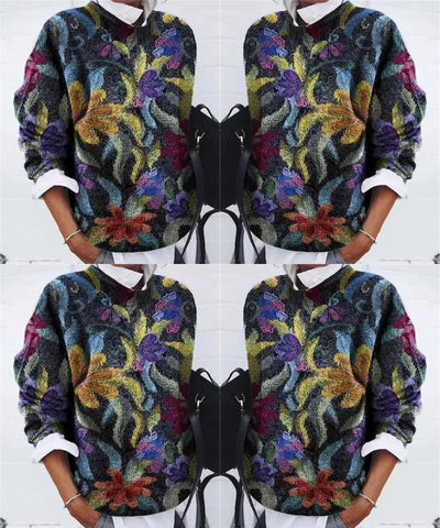 Avencea Flower Sweater