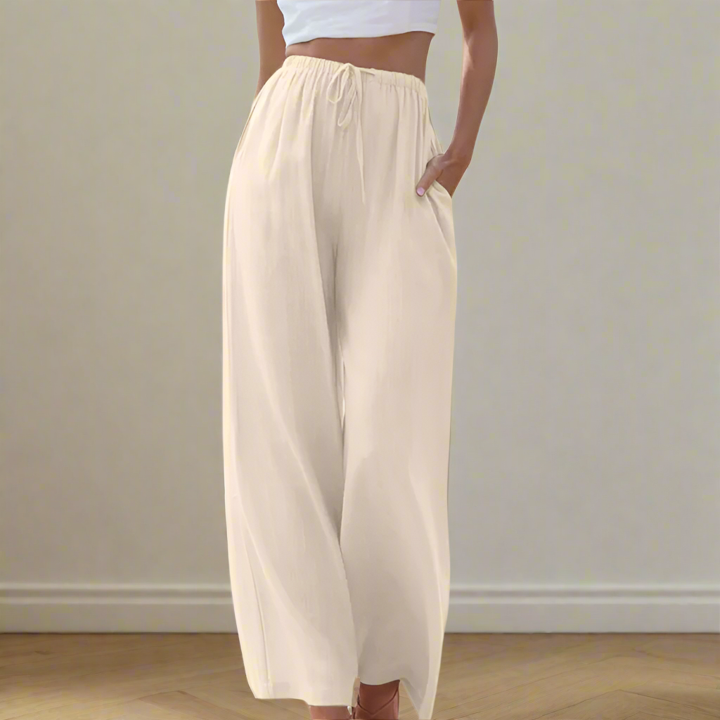 Charlotte | Elegant Cotton Trousers