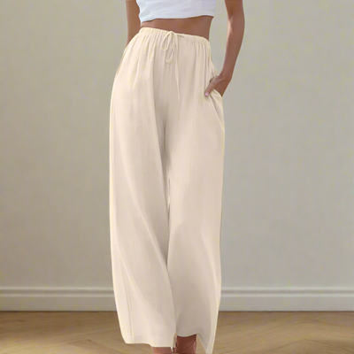 Charlotte | Elegant Cotton Trousers