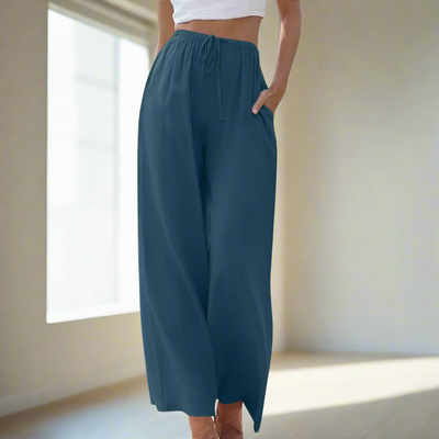 Charlotte | Elegant Cotton Trousers