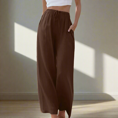 Charlotte | Elegant Cotton Trousers
