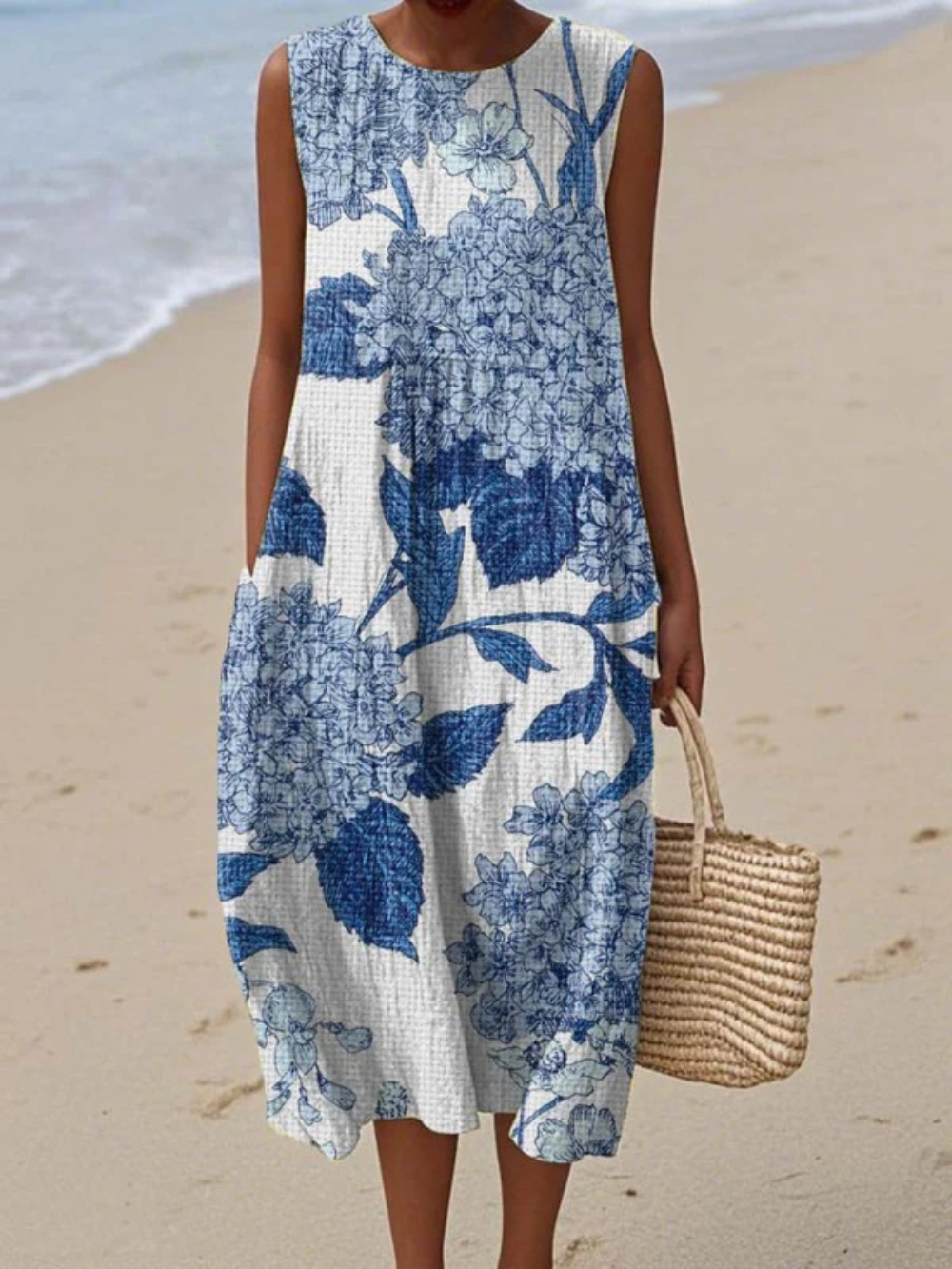 Marielle – Vintage Artistic Print Dress