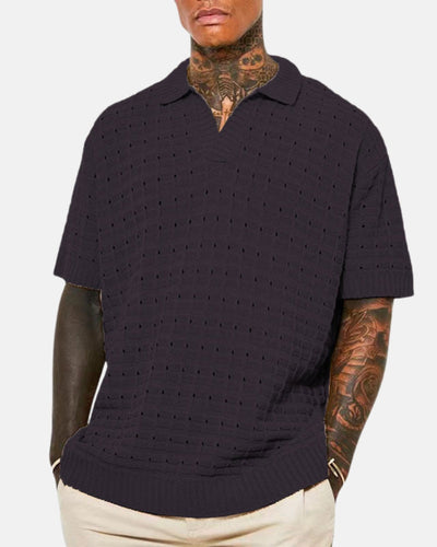 Santorini Knitted Polo