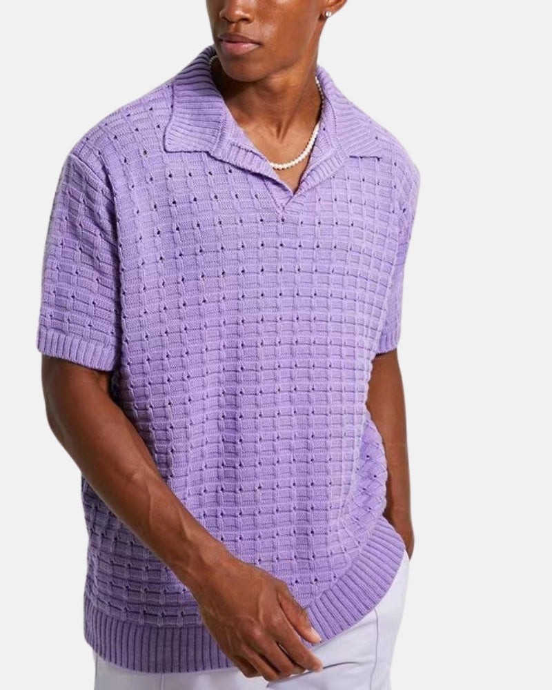 Santorini Knitted Polo