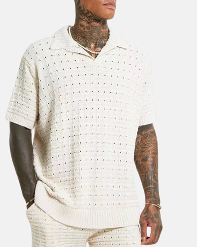 Santorini Knitted Polo
