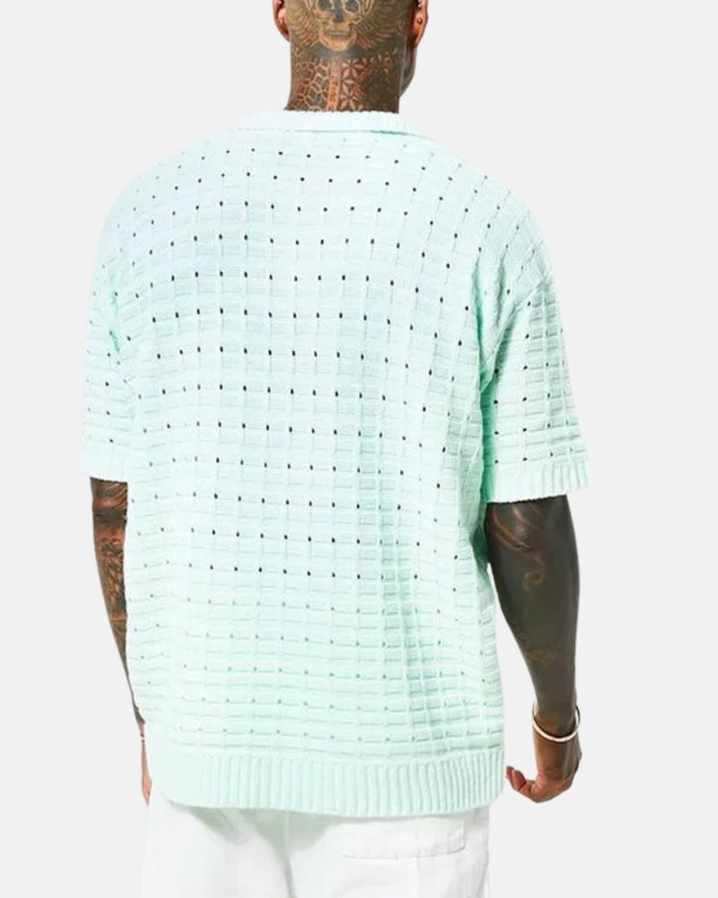 Santorini Knitted Polo