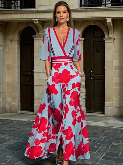 LANA | BOLD FLORAL MAXI DRESS