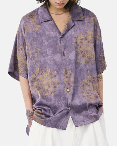 Golden Flora Summer Shirt