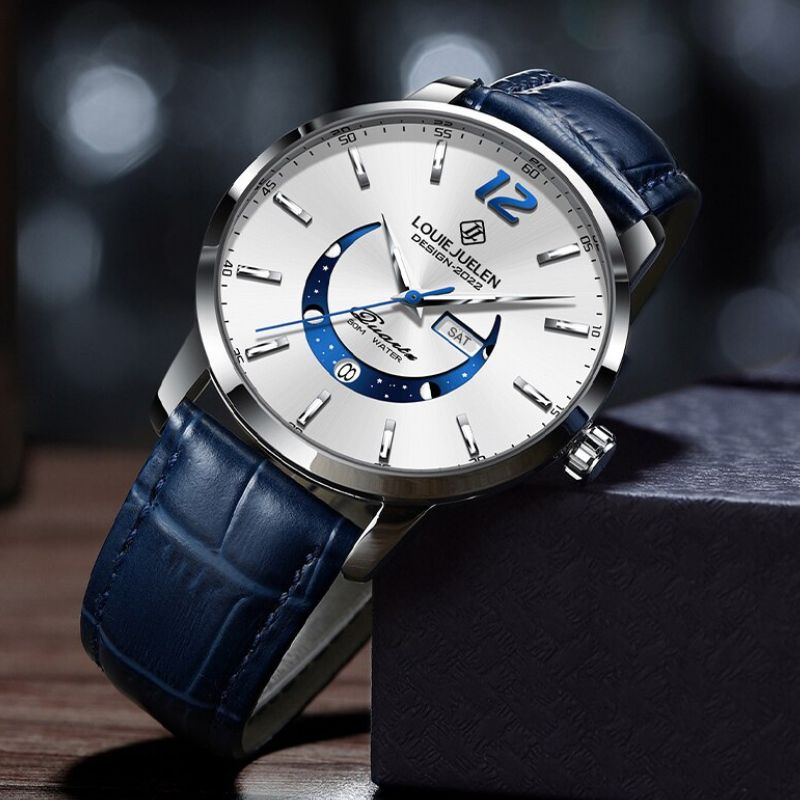 Harry Melbourne® - Elegant Luminous Moon Phase Watch