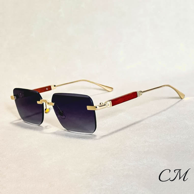 "Monaco" Rimless Sunglasses