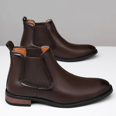 "Valdez" Leather Chelsea Boots