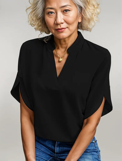 Anna™ | Relaxed v-neck blouse