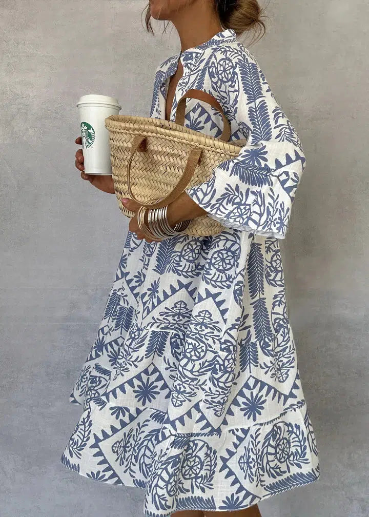 Anjie ~ Relaxed Boho Tunic Dress